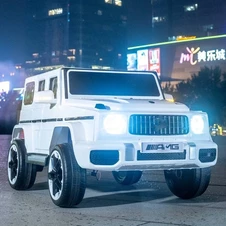 Двухместный детский джип на аккумуляторе M 6137 EBLR-3 Mercedes, красный фото 32