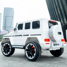 Двухместный детский джип на аккумуляторе M 6137 EBLR-3 Mercedes, красный фото 18