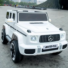 Двухместный детский джип на аккумуляторе M 6137 EBLR-3 Mercedes, красный фото 25