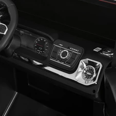 Двухместный детский джип на аккумуляторе M 6137 EBLR-2 Mercedes, черный фото 13