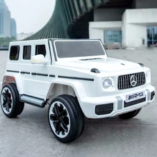 Двухместный детский джип на аккумуляторе M 6137 EBLR-2 Mercedes, черный фото 29