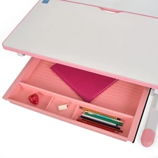 Детская металлическая парта M 6136-4 Bambi, стульчик + лампа, синяя фото 77