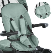 Велосипед с родительской ручкой ME 1193 Modena Cloud Blue голубой, El Camino фото 18