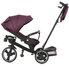 Велосипед с родительской ручкой ME 1162-1 Vector Purple El Camino, фиолетовый фото 66