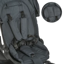 Велосипед с родительской ручкой ME 1162-1 Vector Dark Gray El Camino, графитовый фото 20
