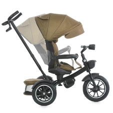 Трехколесный велосипед с ручкой ME 1193 Modena Beige Praline бежевый, El Camino фото 44