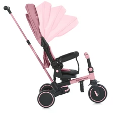 Трехколесный велосипед с ручкой MT 1036 pink розовый фото 57
