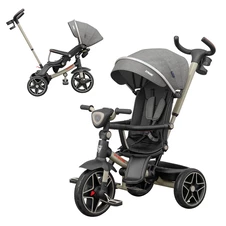 Детский трехколесный велосипед Tilly Dynamic T-3810 Grey серый купить
