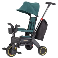 Трехколесный велосипед с ручкой Tilly Combi T-392 Green зеленый купить