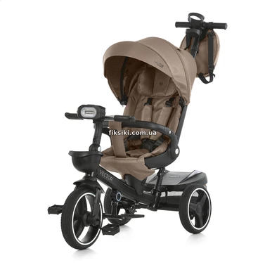 Велосипед с родительской ручкой ME 1162-1 Beige Praline El Camino Vector, бежевый