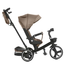 Велосипед с родительской ручкой ME 1162-1 Beige Praline El Camino Vector, бежевый фото 55