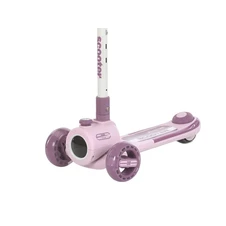 Детский самокат JR 3-135-P розовый, подсветка колес, светится фара купить