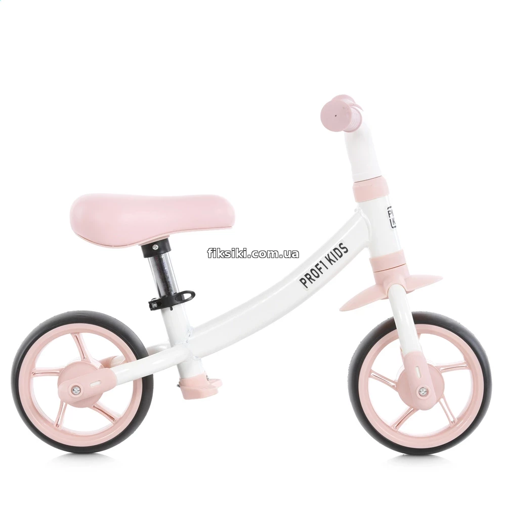 Детский беговел MBB 1040 Pink Prof1 Kids, бело-розовый - Купить в