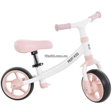 Детский беговел MBB 1040 Pink Prof1 Kids, бело-розовый