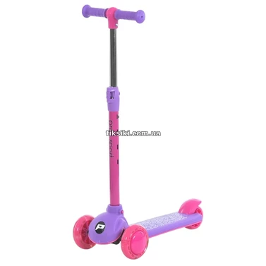 Детский самокат Prof1 Kids JR 3-139-V фиолетовый, светятся колеса