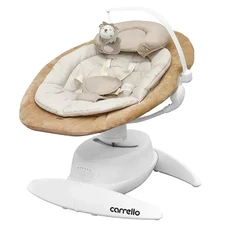 Люлька-качалка Carrello Mio CRL-10308 Linen Beige укачивающий центр, бежевая