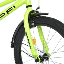 Детский велосипед Prof1 20 д. MB 20015-1 Prime, черно-салатовый купить