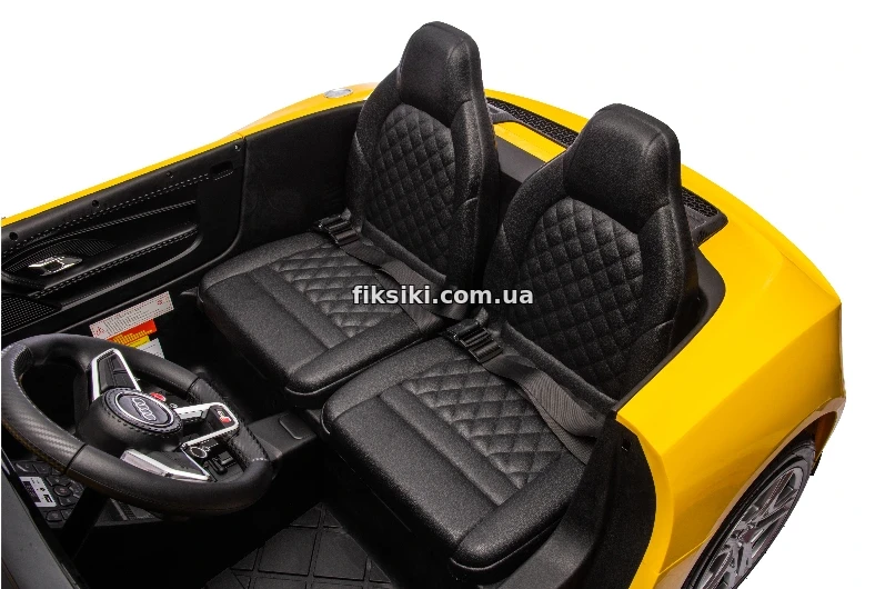 Двухместная детская машина M 6152 AL-6 (24V) желтая, двигатель 200