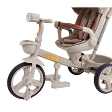Велосипед трехколесный Tilly Flash T-3812 Dark Beige темно-бежевый фото 33