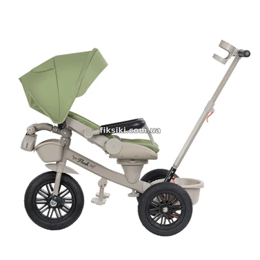 Дитячий триколісний велосипед Tilly Flash T-3812 Green зелений