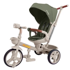 Детский трехколесный велосипед Tilly Flash T-3812 Green зеленый купить