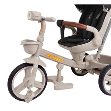 Детский трехколесный велосипед Tilly Flash T-3812 Dark Grey темно-серый фото 33
