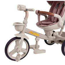 Трехколесный велосипед с ручкой Tilly Flash T-3812 Pink розовый фото 33