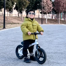 Детский беговел 12 дюймов MBB 1043-3 Prof1 Kids бело-розовый, нейлоновая рама фото 33