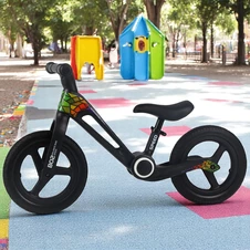 Детский беговел Prof1 Kids 14 д. MBB 1049-1 складной, черный фото 11