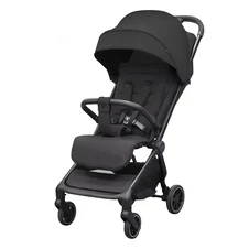 Детская прогулочная коляска Carrello Atom S CRL-5526 Storm Black, черная фото 11