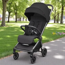 Прогулочная коляска Carrello Atom M CRL-5527 Diamond Black черная купить