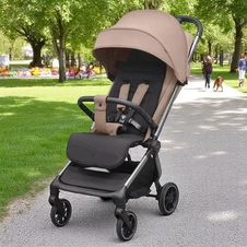 Детская прогулочная коляска Carrello Atom M CRL-5527 Snow Beige, бежевая купить