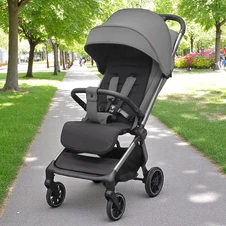 Детская прогулочная коляска Carrello Atom M CRL-5527 Alloy Grey, серая купить