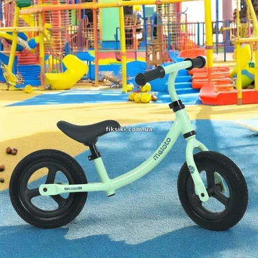 Детский беговел 10 д. MBB 1044-2 Prof1 Kids, алюминиевая рама, мятный