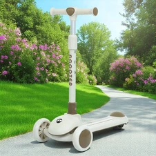 Детский самокат JR 3-126-BRN Prof1 Kids коричневый, Mini, подсветка колес купить