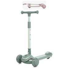 Детский самокат Prof1 Kids JR 3-128-M мятный, Mini, складной руль фото 11
