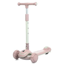 Детский самокат Prof1 Kids JR 3-128-P розовый, Mini, складной руль купить