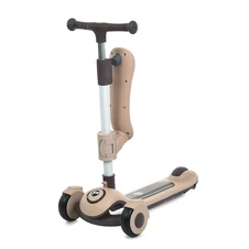 Детский самокат с ручкой Prof1 Kids JR 3-127-BRN коричневый, 3 в 1 фото 44