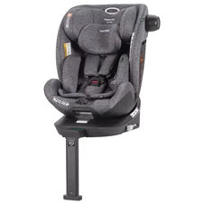 Автокресло Carrello Meteorit+ i-Size CRL-17515 Marble Grey серое, Isofix, с опорной стойкой