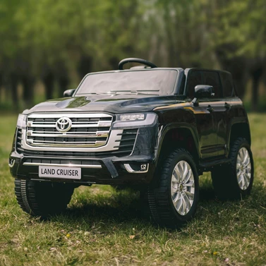 Детский электромобиль джип M 6146 EBLRS-2 черный, Toyota Land Cruiser