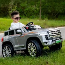 Детский электромобиль джип M 6146 EBLRS-2 черный, Toyota Land Cruiser фото 32