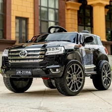 Детский электромобиль джип M 6146 EBLRS-2 черный, Toyota Land Cruiser купить