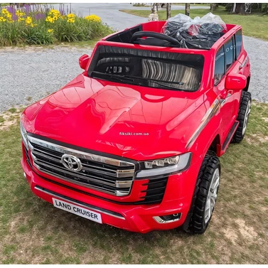 Детский джип Toyota M 6146 EBLR-3 красный, мягкое сиденье