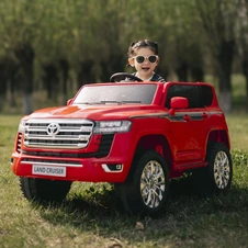 Детский джип Toyota M 6146 EBLR-3 красный, мягкое сиденье фото 33