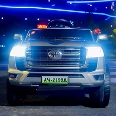 Детский джип Toyota M 6146 EBLR-1 белый, мягкое сиденье фото 55