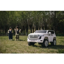 Детский джип Toyota M 6146 EBLR-1 белый, мягкое сиденье фото 99