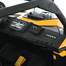 Двухместный детский багги M 6149 EBLR-6 (24V), два двигателя по 120W, желтый фото 16