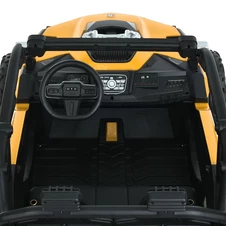 Двухместный детский багги M 6149 EBLR-6 (24V), два двигателя по 120W, желтый фото 99