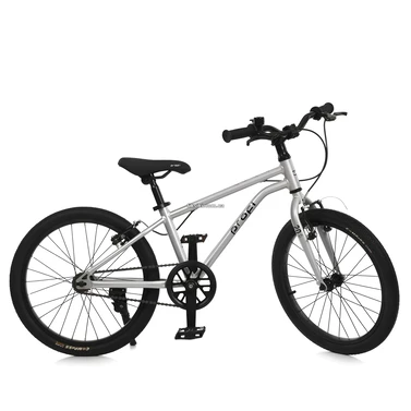 Детский велосипед 20 д. Prof1 MB 20Lighty Silver, алюминиевая рама, серый