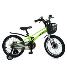 Детский велосипед 16 д. Prof1 MB 16Oxic Neon Green, магниевая рама, зеленый